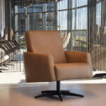 Gealux Turkoois bijzetfauteuil / draaifauteuil