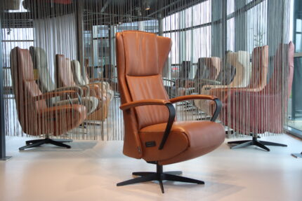 Gealux relaxfauteuil leer Twinz TW-8066 met 3 motoren + accu