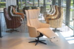 Elektrisch verstelbaar relaxfauteuil / relaxstoel stof/ leer Twinz TW-8091 extra large van Gealux 3 motoren met accu.
