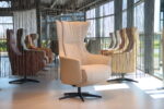 Elektrisch verstelbaar relaxfauteuil / relaxstoel combi. stof / leer Twinz TW-8091 large van Gealux 3 motoren met accu