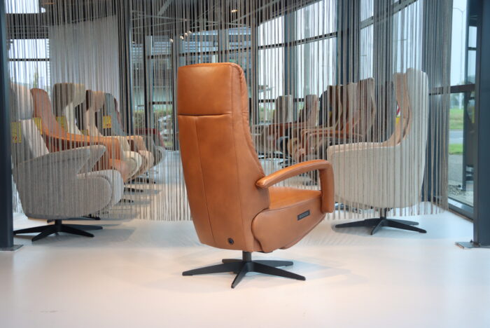 Elektrisch verstelbaar relaxfauteuil Twice Pro TW-149N Leer De Toekomst 3 motoren met accu Direct Leverbaar.