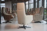 Elektrisch verstelbaar relaxfauteuil Twice Pro TW-083N van De Toekomst met 3 motoren en een accu in Prestige Leer. - Afbeelding 4