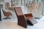 Gealux Relaxfauteuil GLX007-50 Vast 2 motoren met accu in Leer kleur Bruin. Direct leverbaar. - Afbeelding 3