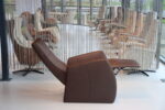 Gealux Relaxfauteuil GLX007-50 Vast 2 motoren met accu in Leer kleur Bruin. Direct leverbaar. - Afbeelding 4