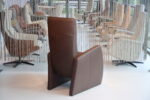 Gealux Relaxfauteuil GLX007-50 Vast in Leer kleur Bruin. Direct leverbaar.