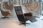 Gealux Relaxfauteuil GLX013-25 Draai 2 motoren met accu in Leer kleur Zwart. Direct leverbaar. - Afbeelding 3