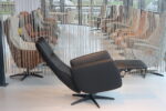 Gealux Relaxfauteuil GLX013-25 Draai 2 motoren met accu in Leer kleur Zwart. Direct leverbaar. - Afbeelding 4