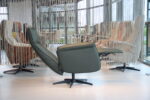 Gealux Relaxfauteuil GLX014-25 Draai 2 motoren met accu in Leer kleur Groen. Direct leverbaar. - Afbeelding 4