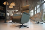 Gealux Relaxfauteuil GLX014-25 Draai 2 motoren met accu in Leer kleur Groen. Direct leverbaar. - Afbeelding 6