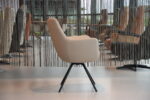 Gealux Miami/ Sanne / Gareth / Seattle eetkamerstoel draai in leer. Direct uit voorraad leverbaar. - Afbeelding 4
