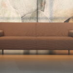 Havee Cloak model Sand 3 zits in stof Rohi, 228 cm breed, direct leverbaar.