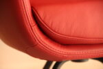 4 x Gealux  Miami / Seattle  eetkamerstoel draai in rundleer kleur rood. Direct leverbaar. - Afbeelding 7