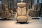 Relaxfauteuil Feelz FZR01 A01 met 2 motoren en een accu van De Toekomst in leer. Direct leverbaar. - Afbeelding 3