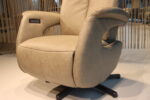 Relaxfauteuil Feelz FZR01 A01 met 2 motoren en een accu van De Toekomst in leer. Direct leverbaar. - Afbeelding 6