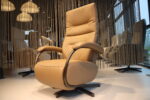 Relaxfauteuil / Relaxstoel model Feelz FZ R04-A05 manueel van de  De Toekomst in leer. Direct leverbaar. - Afbeelding 5
