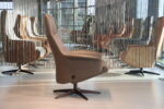 Gealux Basic 8020 design draaifauteuil verstelbaar in leer. Direct leverbaar.