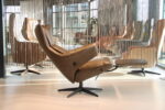 Gealux TR 2008 manueel verstelbaar design relaxfauteuil in leer. Direct leverbaar. - Afbeelding 3