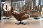 Gealux TR 2008 manueel verstelbaar design relaxfauteuil in leer. Direct leverbaar. - Afbeelding 4