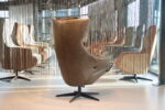 Gealux TR 2008 manueel verstelbaar design relaxfauteuil in leer. Direct leverbaar. - Afbeelding 6