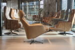 Gealux Arc 2005 modern design relaxfauteuil in leer met 2 motoren en een accu. Direct leverbaar.