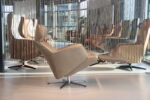 Gealux Arc 2005 modern design relaxfauteuil in leer met 2 motoren en een accu. Direct leverbaar. - Afbeelding 4