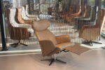 Gealux Arc 2005 modern design relaxfauteuil in leer met 2 motoren en een accu. Direct leverbaar. - Afbeelding 5