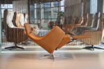 Gealux Arc 8027 modern design relaxfauteuil in leer met 2 motoren en een accu. Direct leverbaar. - Afbeelding 4