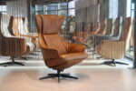 Gealux Arc 2008 modern design relaxfauteuil in leer met 2 motoren en een accu. Direct leverbaar.