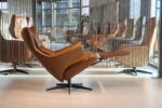 Gealux Arc 2008 modern design relaxfauteuil in leer met 2 motoren en een accu. Direct leverbaar. - Afbeelding 4