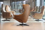 Gealux Arc 2008 modern design relaxfauteuil in leer met 2 motoren en een accu. Direct leverbaar. - Afbeelding 8