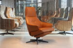 Gealux Arc 2007 modern design relaxfauteuil in leer met 2 motoren en een accu. Direct leverbaar.