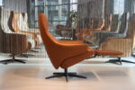 Gealux Arc 2007 modern design relaxfauteuil in leer met 2 motoren en een accu. Direct leverbaar.