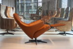 Gealux Arc 2007 modern design relaxfauteuil in leer met 2 motoren en een accu. Direct leverbaar. - Afbeelding 4