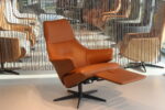 Gealux Arc 2007 modern design relaxfauteuil in leer met 2 motoren en een accu. Direct leverbaar. - Afbeelding 6