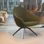 Gealux design draaifauteuil Giulia / bijzetfauteuil in ploegstof Monza.