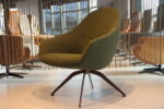 Gealux design draaifauteuil Giulia / bijzetfauteuil in ploegstof Monza. - Afbeelding 6