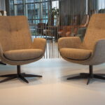 Gealux design draaifauteuil Moldavite / bijzetfauteuil in stof.