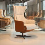 Elektrisch verstelbaar relaxfauteuil / relaxstoel combi. stof / leer Twinz TW-8091 van Gealux 3 motoren met accu. Direct leverbaar.