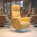 Elektrisch verstelbaar relaxfauteuil/Relaxstoel Fabulous Five van De Toekomst met 2 motoren en een accu Africa Leer. Direct leverbaar.