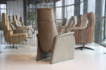 Elektrisch verstelbaar relaxfauteuil/relaxstoel Twice TW-151N-50 vast model met VERARMING 3 motoren en een accu in het leer van De Toekomst. Direct Leverbaar. - Afbeelding 6