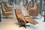 Elektrisch verstelbaar relaxfauteuil/relaxstoel Twice Pro TW-282N van Meubelfabriek De Toekomst in Leer Oasis kleur Bruin met 3 motoren en een accu. Direct leverbaar. - Afbeelding 7