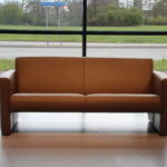 Gealux bank model Denver 2,5 zit 186 cm breed rundleder Dino 511. Direct Leverbaar.