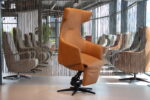 Elektrisch verstelbaar Relaxfauteuil/Relaxstoel De Toekomst Relax4U Riva RV-1005 in leer Moreno 1000 kleur Cognac met 3 motoren en een accu. Direct leverbaar. - Afbeelding 2