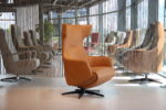 Elektrisch verstelbaar Relaxfauteuil/Relaxstoel De Toekomst Relax4U Riva RV-1005 in leer Moreno 1000 kleur Cognac met 3 motoren en een accu. Direct leverbaar. - Afbeelding 3