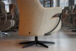 Gealux Relaxfauteuil draai Azalea 2 motoren met accu in Stof Rhytm 05 kleur Beige. Direct leverbaar. - Afbeelding 5