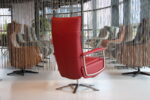 Gealux Relaxfauteuil GLX011-25 Draai manueel verstelbaar in Leer Dino 601 kleur Rood. Direct leverbaar. - Afbeelding 6