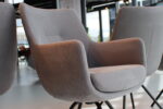 6x Gealux Miami/ Sanne / Gareth / Seattle eetkamerstoel draai in stof. Direct leverbaar. - Afbeelding 7