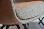 8 x Gealux Lody / Mabach eetkamerstoel met draaifunctie in stof. Direct leverbaar. - Afbeelding 9