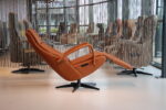 Elektrisch verstelbaar relaxfauteuil Twice TW-217 van meubelfabriek De Toekomst in Rancho leer kleur cognac met 3 motoren en een accu. Direct leverbaar. - Afbeelding 8