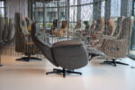Elektrisch verstelbare relaxfauteuil/relaxstoel Feelz FZ-100 van Meubelfabriek De Toekomst in Leer kleur Antraciet met 2 motoren en een accu. Direct leverbaar. - Afbeelding 6